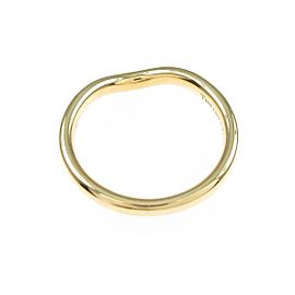 TIFFANY & Co 18K Yellow Gold Curved Ring LXGYMK-911