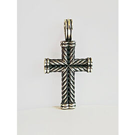 David Yurman Cable Cross Pendant Sterling Silver