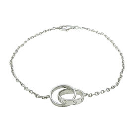 Cartier Love 18K White Gold Bracelet