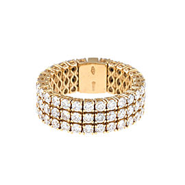 Stretch Collection 18K Yellow Gold Diamonds Ring