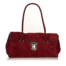 Prada Easy Suede Handbag