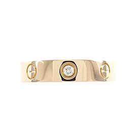 Cartier Mini Love 18k Pink Gold Diamond Ring