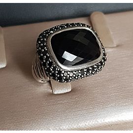 David yurman Waverly Limited-Edition Ring with Black Onyx and Black Diamonds