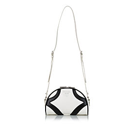 Prada Bowling Leather Crossbody Bag