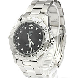 TAG HEUER Aquaracer Diamond Steel Quartz Mens Watch WAF111C LXGoodsLE-253