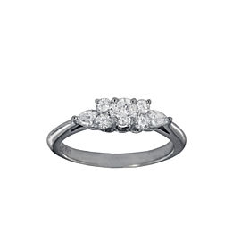 Tiffany & Co. Seven Stone Diamond Platinum Ring