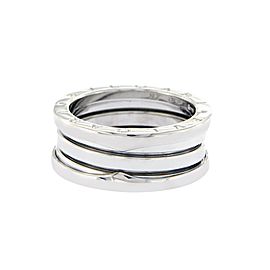 Bulgari 18K White Gold Ring Size 5.75