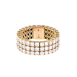 Stretch Collection 18K Rose Gold Diamonds Ring