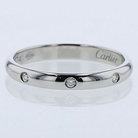 CARTIER 950 Platinum 1895 Wedding Ring LXGBKT-1026