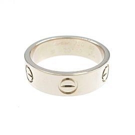 Cartier 18K white Gold Love Ring LXGYMK-235