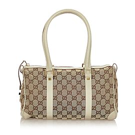 Gucci GG Canvas Boston Bag