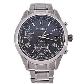 SEIKO Brights Classic Titanium /Titanium Solar Powered Radio Watch