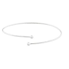 Diamond Hoop Single-row Bangle