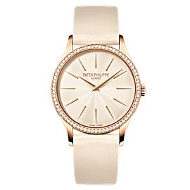 Patek Philippe 4897R 010 Rose Gold Ladies Calatrava Watch