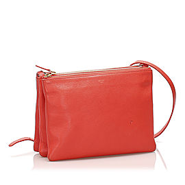 Trio Leather Shoulder Bag