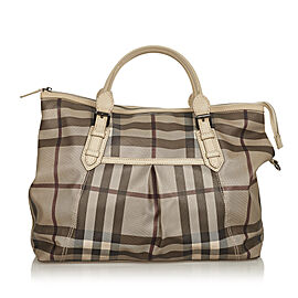 Burberry Smoke Check Satchel