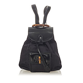 Gucci Bamboo Nylon Backpack