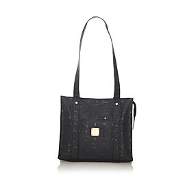 MCM Visetos Nylon Tote Bag