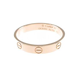 Cartier Mini Love 18k Pink Gold Ring