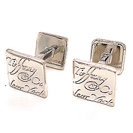 Tiffany & Co Estate Sterling Silver Cufflinks 12 Grams TIF143