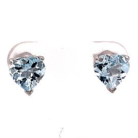 Aquamarine Stud Earrings 14k Gold 2.75 TCW Certified $1,890