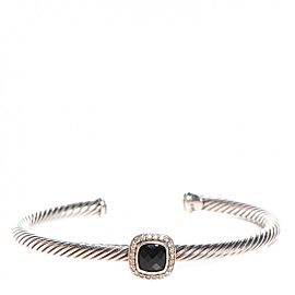 David Yurman Cable Bracelet with Black Onyx and Diamonds