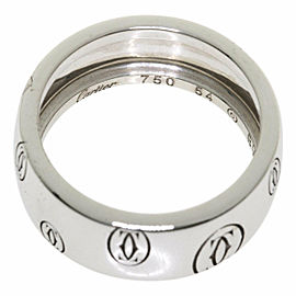 CARTIER 18K White Gold Ring US (6.75) LXGQJ-632