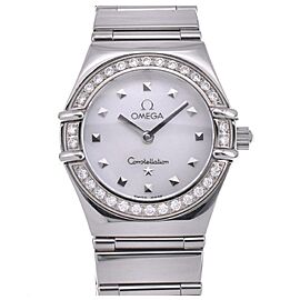 OMEGA Constellation Stainless Steel/Stainless Steel Quartz Diamond Watch