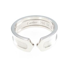 Cartier 18K white Gold C2 Small Ring LXGYMK-524