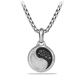 David Yurman Petrvs Yin Yang Amulet with Black Diamonds