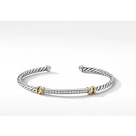 David Yurman Petite Helena Two Station Wrap Bracelet with 18K Yellow Gold