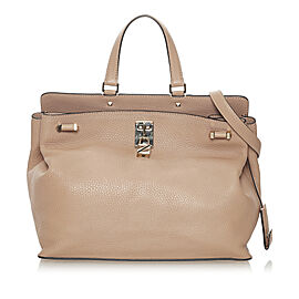 Valentino Joylock Leather Satchel