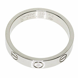 CARTIER 18K White Gold Ring US (6.25) LXGQJ-628