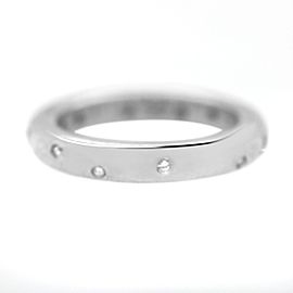 Platinum and Diamond Wedding Band