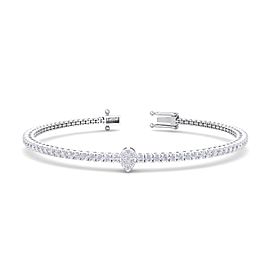 GLAM ® Tennis bracelet in 14K Gold and 1.77ct White Diamonds