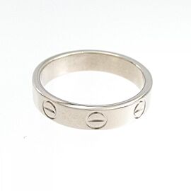 Cartier 18K white Gold Mini Love US 5 Ring E0784