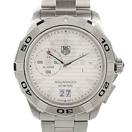 TAG HEUER Stainless steel/Stainless steel Aquaracer alarm watch RCB-41