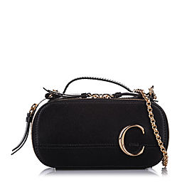 Chloe Mini C Leather Crossbody Bag