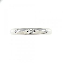 TIFFANY & Co Stacking 950 Platinum Diamond US3.75 Ring