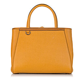 Fendi Petite 2Jours Leather Satchel