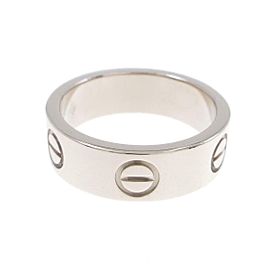 Cartier 18K White Gold Love Ring LXGYMK-344