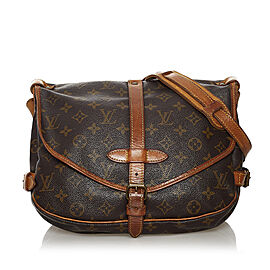 Louis Vuitton Monogram Saumur 30