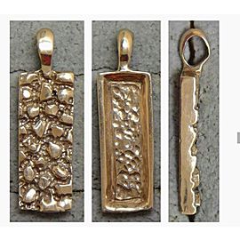 Gold Nugget Style Pendant Modern or classic