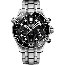 Omega Seamaster Diver 300m Co-Axial Master Chronometer Chronograph 44mm Mens Watch