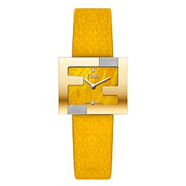 Fendi Yellow 24 x 20 mm F100203101