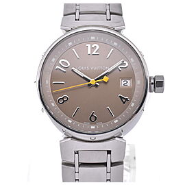 LOUIS VUITTON Tambour Stainless Steel/Stainless Steel Quartz Watch