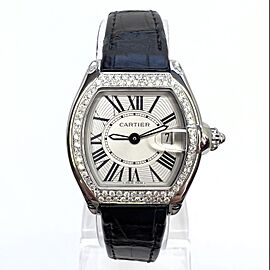 CARTIER ROADSTER Quartz Steel DIAMOND Watch