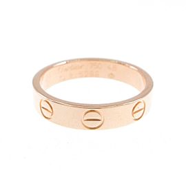 Cartier 18K Pink Gold Mini Love Ring LXGYMK-205