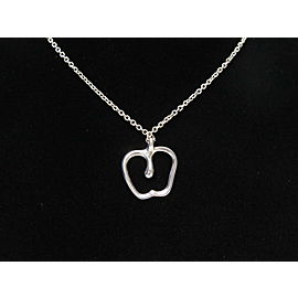 TIFFANY & Co. silver Open Apple Necklace