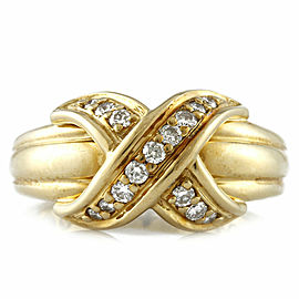 TIFFANY&Co 18K Yellow Gold RingUS4.5,EU48